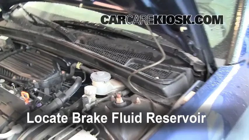 2001 Honda Civic EX 1.7L 4 Cyl. Coupe (2 Door) Brake Fluid Add Fluid
